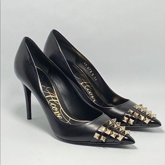 Valentino Garavani Rockstud Alcove Leather Pumps size 36 - Picture 7 of 14